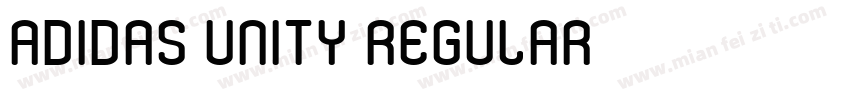 Adidas Unity Regular字体转换